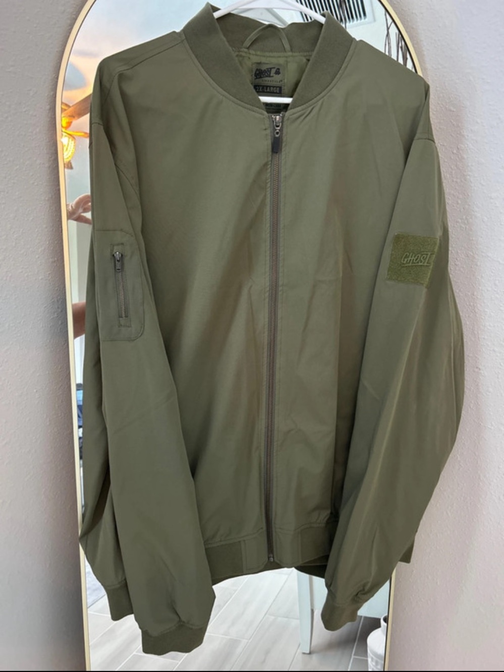 Ost Olive Green Bomber Jacket